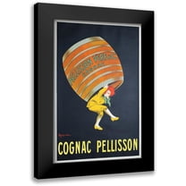 Cappiello, Leonetto 10x14 Black Modern Framed Museum Art Print Titled - Cognac Pellisson