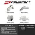 thumbnail image 2 of Polisport Complete Replica Plastic Kit White, 2 of 9
