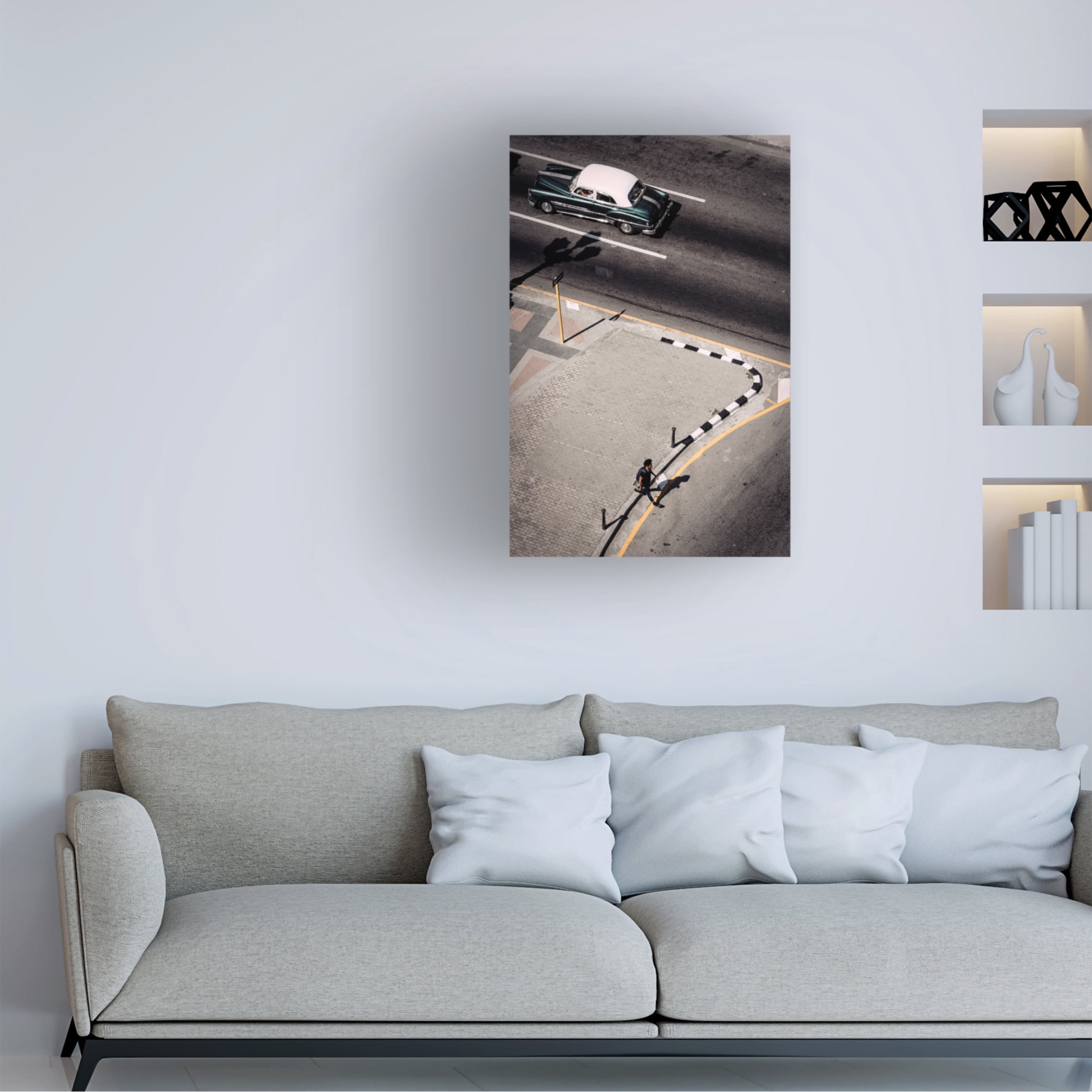 Canvas Wall Art - Andreas Bauer 'Prado' Wall Art for Living Room, Bedroom, or Office D?cor by Trademark Fine Art - 22 x 32 Inches