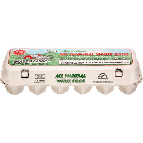 Hillandale Natural Large Wht Eggs 12pk A