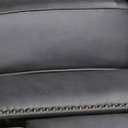 thumbnail image 3 of Benjara Enice 40 Inch Accent Chair with Footrest, Nailhead Trim, Dark Gray Leather, 3 of 6