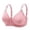 Rose Gold, variant on Women Active Solid Bra Front Buckle Lace Edge Seamless Yoga Sleep Bra for Movement and Comfortable Support 46 Blue