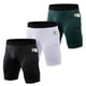 thumbnail image 1 of Pantalones cortos de compresión para hombre, paquete de 3 pares, bolsillos laterales, mallas deporti Abanopi Pantalones cortos deportivos, 1 of 7