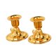 thumbnail image 2 of 2 candelabros elegantes, candelabros cónicos decorativos, para chimenea, dormitorio, Festival Oro con lazo, 2 of 9