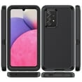 thumbnail image 7 of NIFFPD Samsung Galaxy A33 5G Case with Screen Protector Full-Body Shockproof Phone Case for Galaxy A33 5G with Belt-Clip Holster Black, 7 of 7