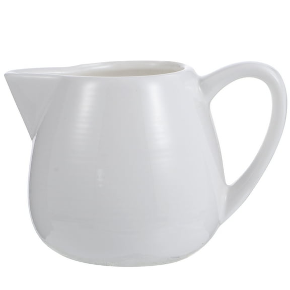 Pitcher Creamer Coffee Ceramic Sauce Gravy Jug Mini Cup Frothing Cream Boat Espresso Dish Pourer Serving Spout Syrup