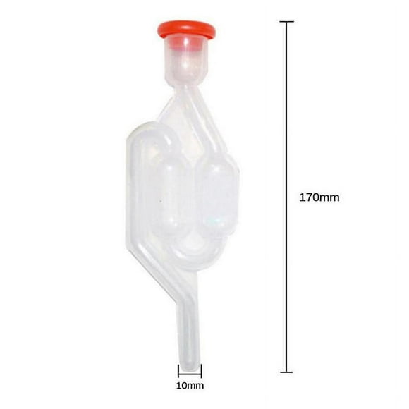 Airlock Fermentation, 8 Pieces Fermentation Plugs, for Preservation, Infusion, Winemaking, Sauerkraut and Kimchi Fermentation, 10 mm