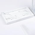 thumbnail image 4 of Bandeja de Mármol Baño Baño Bandeja Cocina Cosmetics Organizer blanco Sunnimix Bandeja de almacenamiento de baño, 4 of 7