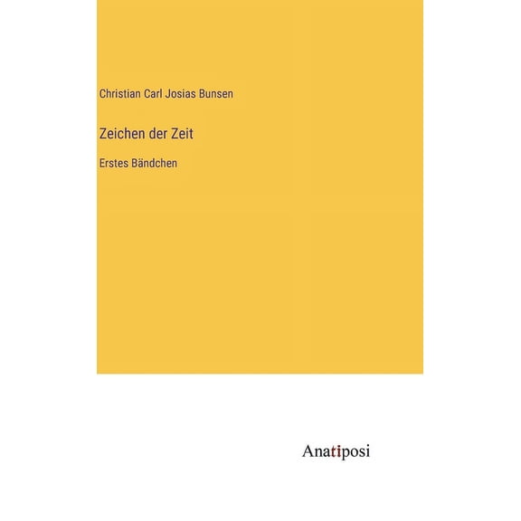 Zeichen der Zeit: Erstes Bändchen (Hardcover)