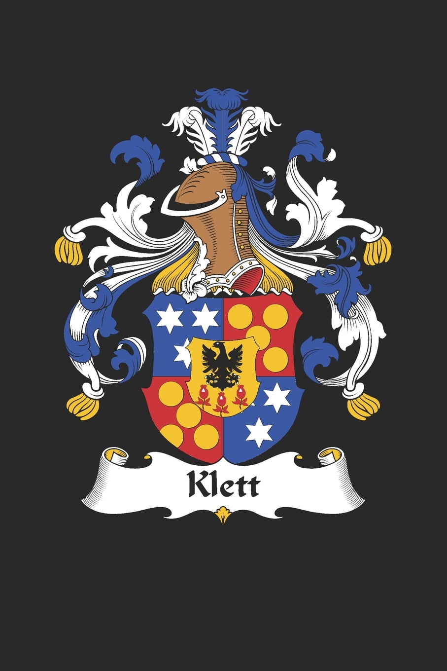 Klett Klett Coat Of Arms And Family Crest Notebook Journal 6 X 9 klett-klett-coat-of-arms-and-family-crest-notebook-journal-6-x-9