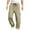 Khaki, variant on Yufatyle Men's Casual Cargo Pants Drawstring Loose Fit Workout Joggers Sweatpants Hiking Pants with Multi Pockets XXXL