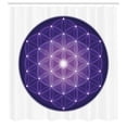 thumbnail image 3 of Ambesonne Purple Shower Curtain, Traditional Design, 69"Wx84"L, Purple, 3 of 5