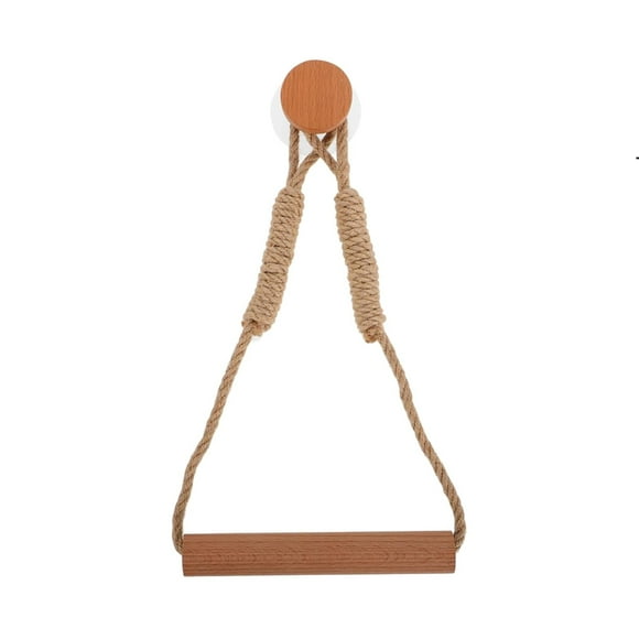 Kitchen Utensil Set Unique Boho Toilet Paper Holder Hanging Tissue Holder For Bathroom Decorative Wood Paper Towel Rack Saving Over The Door Design Stylish Towel Holder For Bathroom, Khaki