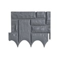 thumbnail image 2 of ERTZAE Faux Stone Edging For Landscaping,1Pc Gray 10.16X8.66In Stone Brick Garden Edging Border,Decorative Imitation Stone Garden Fence,Plastic Rocks For Landscaping,Artificial Stone Edging, 2 of 9