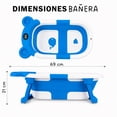 thumbnail image 4 of TINA DE BAÑO PARA BEBÉ ANGELIN PLEGABLE OSO AZUL, 4 of 5