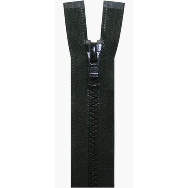 Costumakers Two-Way Separating Zipper 75 cm (30), #5 Molded Teeth, Black