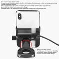 thumbnail image 4 of Rear View Mirror Cellphone Holder, Motorcycle Phone Mount Shockproof 360 Degree Rotatable    for Motorcycle Bike, 4 of 8