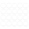 thumbnail image 1 of Unique Bargains 100 Pack 30mm Brass Hollow Circle Bezel Round Linking Rings(Bright Silver), 1 of 4