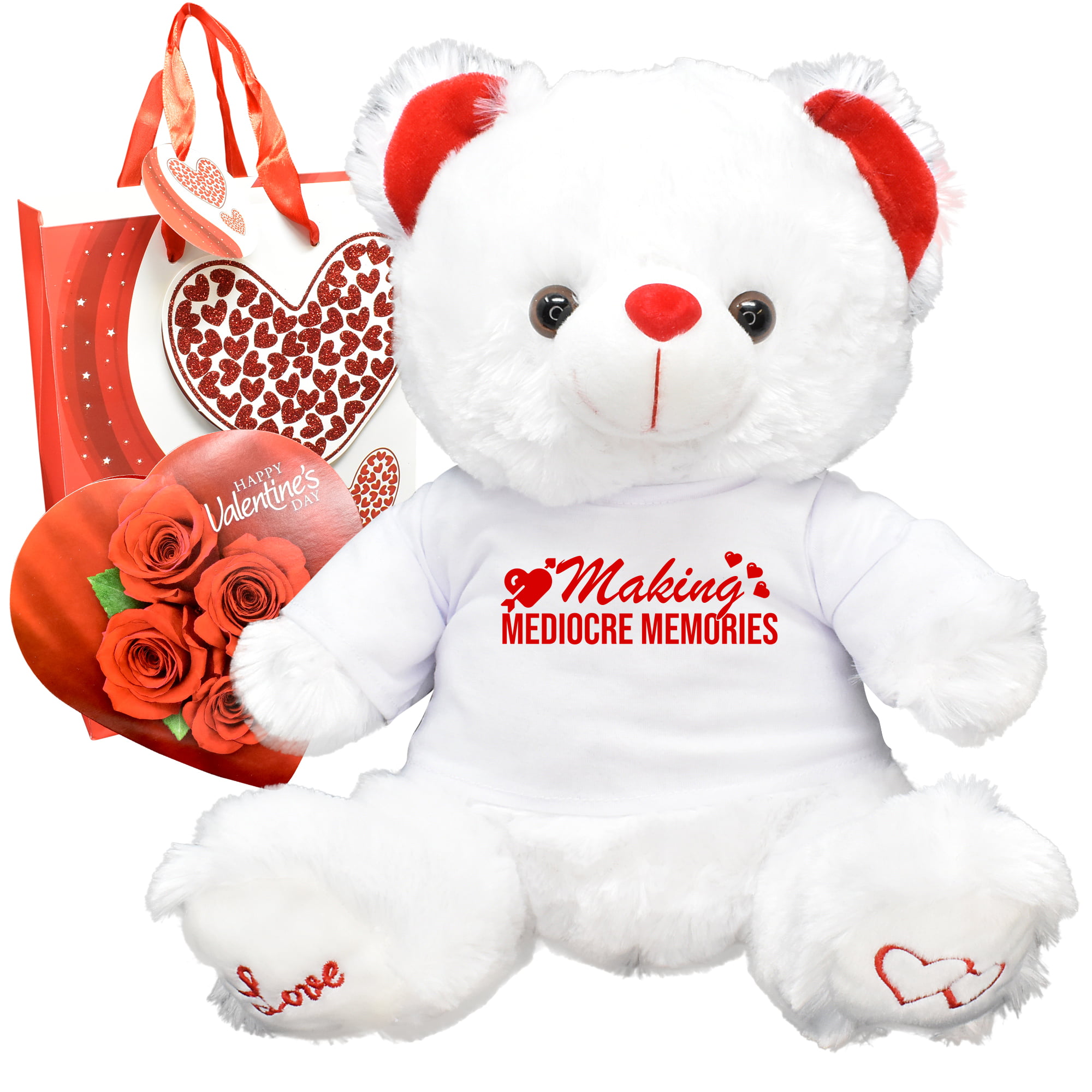 NEW Teddy Bear Cute Cuddly Gift Present Birthday Valentine I LOVE VICKY 