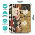 thumbnail image 5 of Coffee Mat, Coffee Vintage Chef Kitchen Coffee Bar Mat for Countertop, Rubber Backed Dish Drying Mat for Counter, Absorbent Coffee Bar Accessories Fit Under Coffee Maker Espresso Me Machine 18x24in, 5 of 7