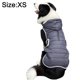 thumbnail image 2 of Ropa gris oscuro con capucha para mascotas, abrigo de invierno para perros, chaqueta cálida, ropa con cinturón para perros MFZFUKR BST3000728-1, 2 of 6