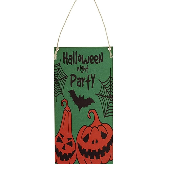 Vikakiooze Halloween Pumpkin Man Witch Halloween Wooden Pumpkin Zombies Ghost Decoration๐๐