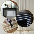 thumbnail image 6 of Modern Black Ribbed Console Table - Ideal for Hallway & Living Room, 6 of 14