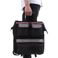 thumbnail image 4 of Bolsa De Herramientas De Tela Oxford, Organizador De Herramientas Negro Y Gris, Fontanero Administrador Para Electricista De Almacenamiento De Herramientas Zaqw Tool Organizer, 4 of 8