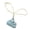 Blue, variant on Geemin Versatile PU Bag Pendant Neckwear In Bright Spring Shades for Gatherings
