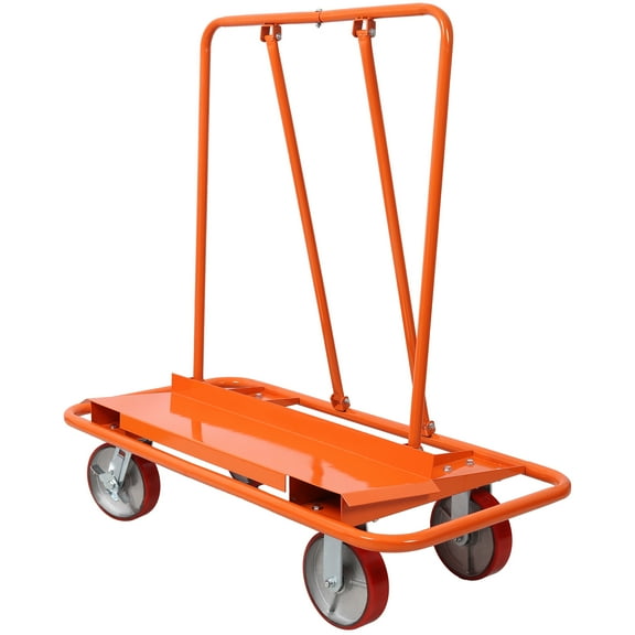 Heavy Duty Drywall Sheet Cart & Panel Dolly 3300lbs Load capacity, Panel Service Cart , 8" Polyurethane Wheel on Steel Hub