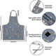 thumbnail image 2 of 2 Pack Kitchen Aprons for Women, Adjustable Floral Aprons Chef Bakers Apron Cooking Apron with Big Pockets for Cooking Baking Gardening-Good, 2 of 5