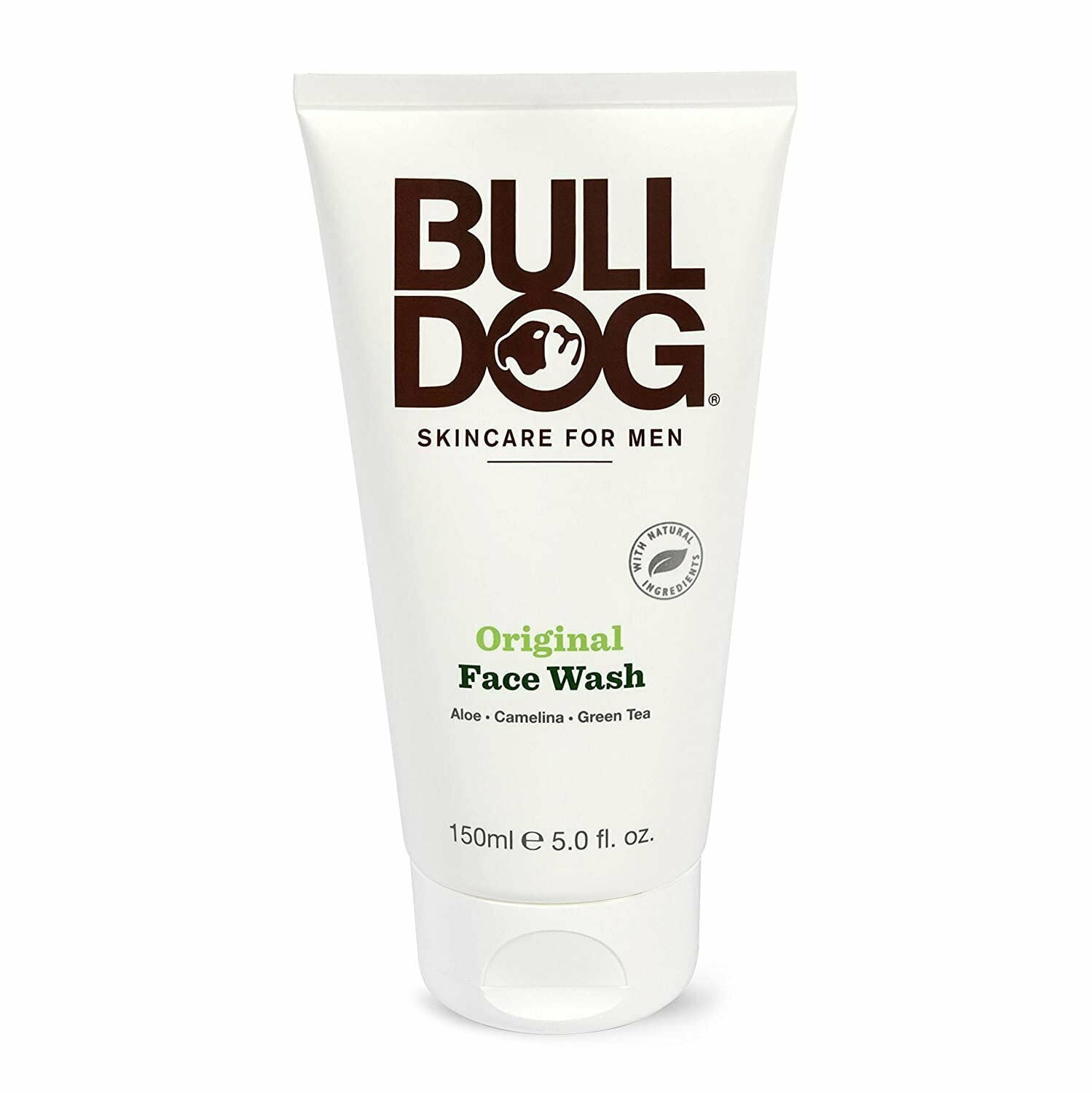 Bulldog Skincare for Men Original Face Wash 5 Oz, 5-Pack