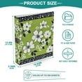 thumbnail image 3 of FORMRS 3 Ring Binder 1.5 inch with Pockets Clip Board 200 Sheets Capacity, Retro Floral, 3 of 8