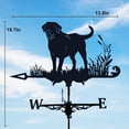 thumbnail image 2 of Ccnzzitsht Vintage Metal Weather Vane Animal Design Black Wind Direction Indicator, 2 of 5