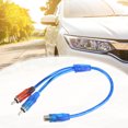 thumbnail image 2 of Motoforti Audio Adapter Cable Female Stereo to 2 RCA Male Cable Y Splitter Adapter Cable 2pcs, 2 of 7