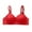Red, variant on Women's No Side Effects Underarm and Back-Smoothing Comfort Wireless T-Shirt Bra(Hot Pink,44)