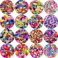 thumbnail image 2 of Cuentas de cara sonriente, cuentas espaciadoras de frutas, cuentas de arcilla polimérica de colores para joyería Diy. Afortunado Sencillez, 2 of 2