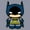 Cartoon Batman, variant on Whiskware DC Comics Stackable Snack Pack Containers - Cartoon Wonder Woman