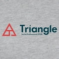 thumbnail image 3 of CafePress - Triangle Tagline Horizontal Long Sleeve T Shirt - Womens Baseball Tee, 3 of 4