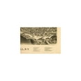 thumbnail image 4 of Historic Panoramic View - Catskill New York - Burleigh 1889 - 35.10 x 23 - Vintage Wall Art, 4 of 5