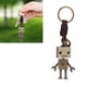 thumbnail image 5 of Lindo Llavero de Robot Tejido A Mano Correa de Piel Sintética Decoración de Regalo para Fiesta de Navidad de Cumados, 5 of 7