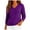 Purple, variant on vigerkar Women V-Neck Raglan Sleeve Sweater, Long Sleeve Soft Knit Pullover, Flattering V-Neck, Raglan Design, Smooth Knit, Clean Casual Everyday Basic, Lightweight Warm (Navy, XXL)