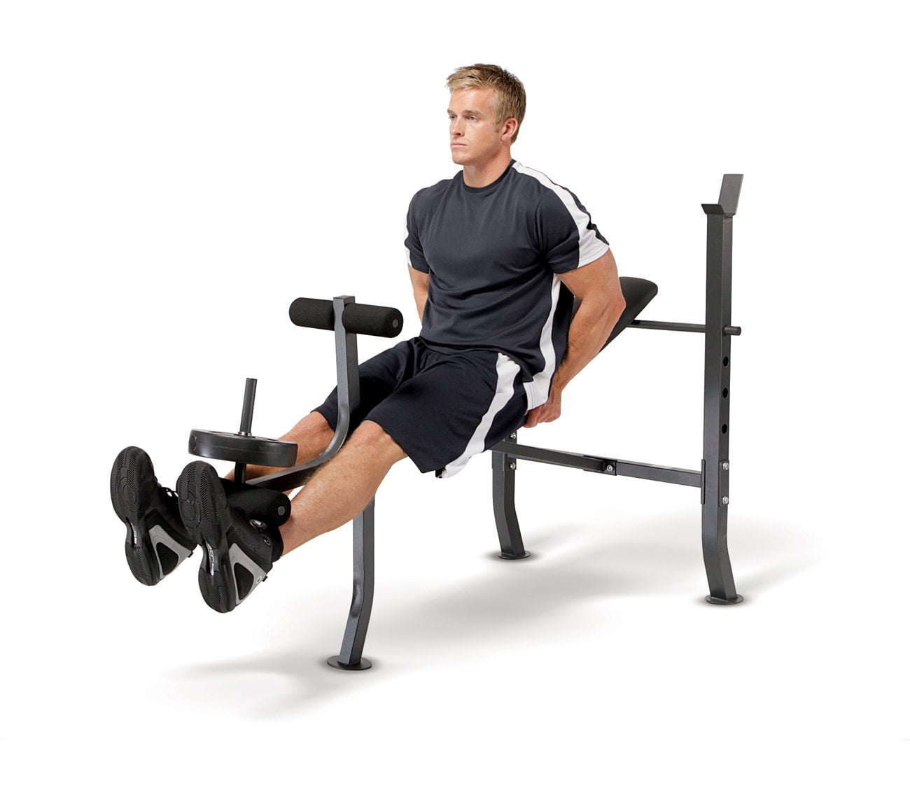 Marcy Pro Marcy Standard Bench with 100 Lb. Weight Set MD-2082W