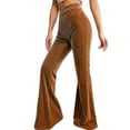 thumbnail image 5 of BAETEUY Women Corduroy Pants High Waist Flared Leg Casual Pants, 5 of 8