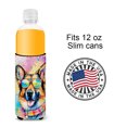thumbnail image 4 of German Shepherd Hippie Dawg Hugger for Ultra Slim Cans 4 in x 6.5 in, 4 of 5