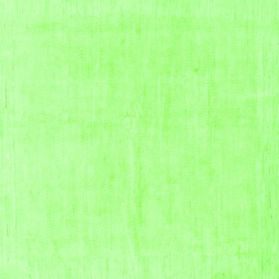 Ahgly Company Indoor Square Solid Green Modern Area Rugs, 4' Square