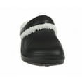 thumbnail image 3 of FOAMWALK Girl's Lightweight Solid Sherpa-Lined Clog - Warm Fleece & Stylish Clogs for Girls, Black, 13-1, 3 of 6