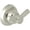Nickel, variant on Perrin And Rowe U.6422 Holborn Double Robe Hook - Nickel