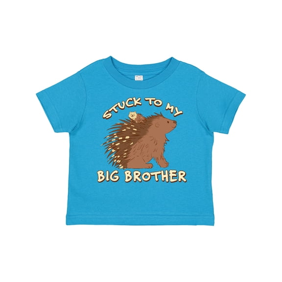 Inktastic Stuck to My Big Brother Boys or Girls Toddler T-Shirt