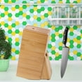 thumbnail image 1 of Fyydes Support Multifonctionnel pour Couteaux, Support de Rangement pour Outils de Cuisine, Support de Couteaux en Bambou, Support de Rangement, 1 of 8